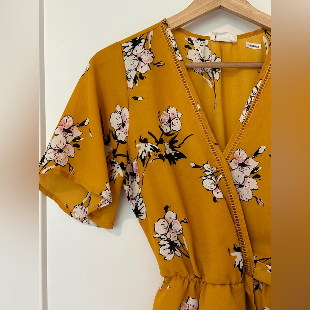 Floral wrap Shirt
